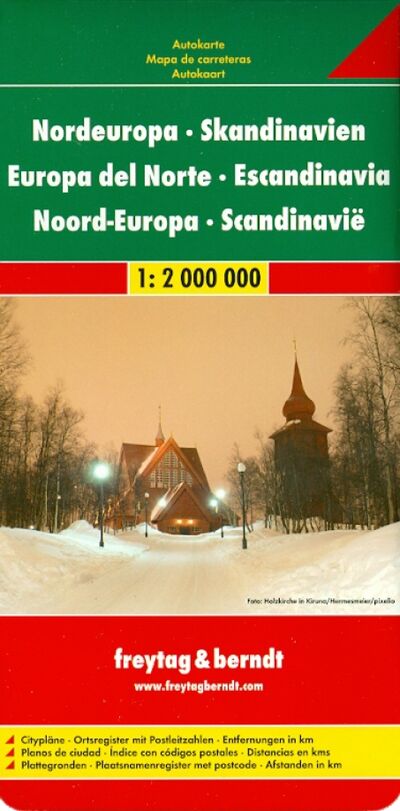 Книга: Nordeuropa - Skaninavien; Freytag & Berndt, 2013 
