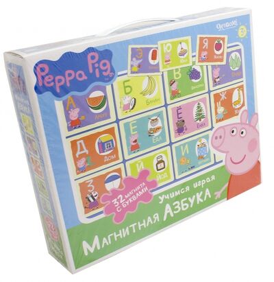 Настольная игра " Peppa Pig. Магнитная азбука" (02540) Оригами 