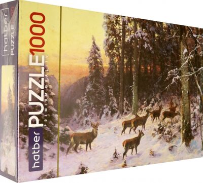 Puzzle-1000 В зимнем лесу Хатбер 