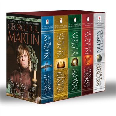 Книга: A Song of Ice and Fire series Boxed Set комплект из 5-ти книг (Martin George) ; Random House, 2013 