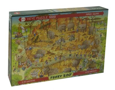 Puzzle-1000 "Африканский зоопарк" (29639) Heye 