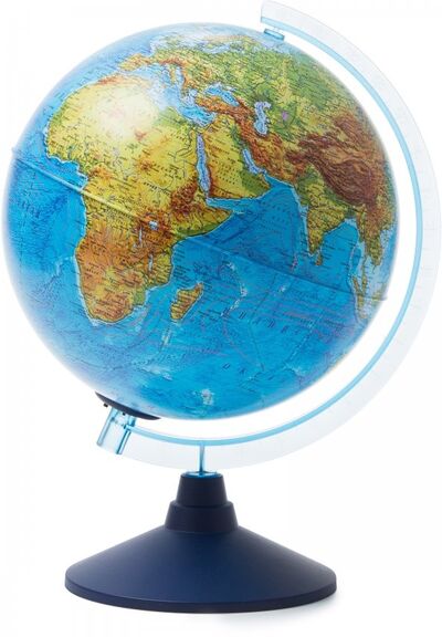 Интерактивный глобус Земли, физико-политический, d=250, с подсветкой (INT1250028) Globen 
