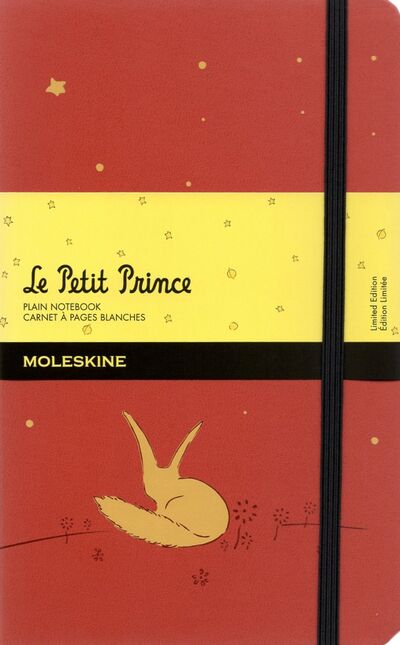 Блокнот "Le Petit Prince", 130х210 см., 96 листов, красный, линия (LEPP03QP062D) MOLESKINE 
