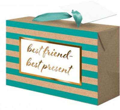 Пакет-коробка "Best friend" (22,5x13,5x20 см) (79675) Феникс-Презент 