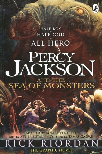 Книга: Percy Jackson and the Sea of Monsters. The Graphic Novel (Riordan Rick, Venditti Robert) ; Puffin, 2017 