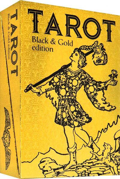 Книга: Tarot Black & Gold edition (Waite Arthur Edward, Graham Gero, Graham Sasha) ; Аввалон-Ло Скарабео, 2021 