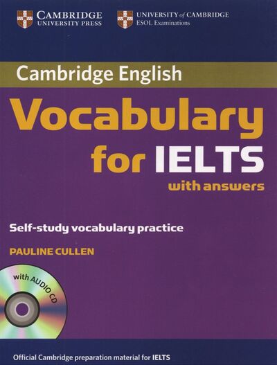 Книга: IELTS Vocabulary Up to Band 6.0 (+CD) (Cullen Pauline) ; Cambridge, 2008 