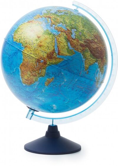 Интерактивный глобус Земли, физико-политический, d=320 мм, с подсветкой (INT13200289) Globen 