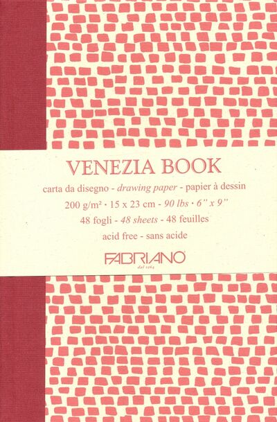Блокнот 48 листов, А5 "Venezia Book" 200 г/м2 (16001523) FABRIANO 