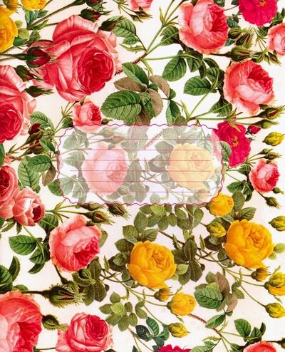 Тетрадь 48 листов, клетка, в обложке, №23 Розы (10700) Даринчи 