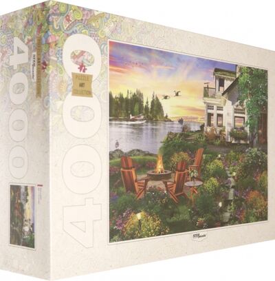 Мозаика "puzzle" 4000 "Дом у реки" (85416) Степ Пазл 
