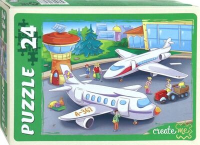 Maxi Puzzle-24 "Аэропорт" (ПУ24-7287) Рыжий Кот 