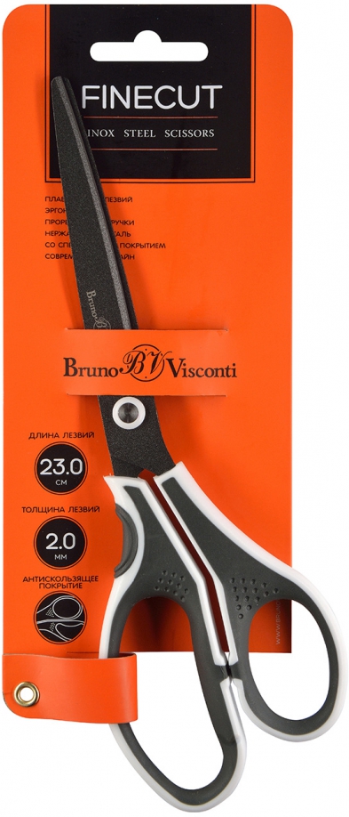 Ножницы с тефлон.покрыт. 23см "FINECUT",60-0056 Bruno Visconti 