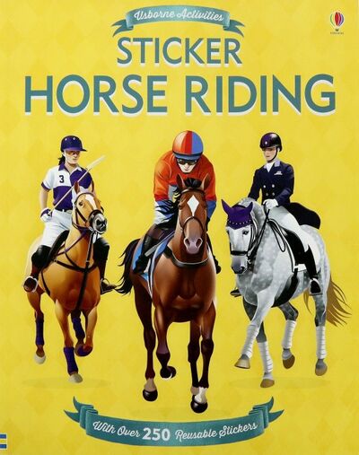 Книга: Sticker Horse Riding (Melmoth Jonathan) ; Usborne, 2018 