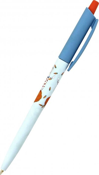 Ручка шариковая автоматическая "HappyClick. Зайка-жонглер" (0,5 мм, синяя) (20-0241/21) Bruno Visconti 
