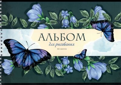 Альбом 40л, пр. Синие бабочки 11060 Академия Холдинг 