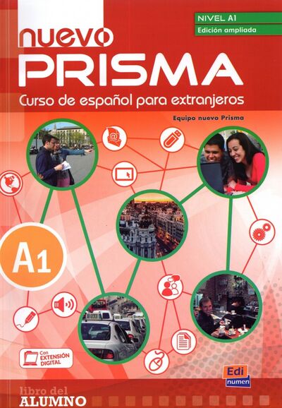Книга: Nuevo Prisma A1 Ampliada. Libro del alumno; Edinumen, 2014 