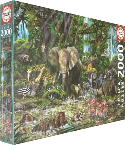 Пазл-2000 "Африканские джунгли" (16013) Educa 