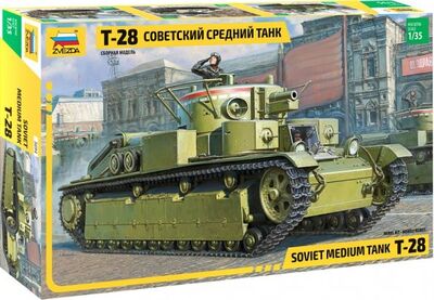 Советский средний танк Т-28 1/35 (3694) Звезда 