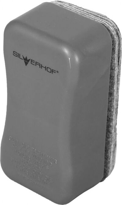 Стиратель для досок 4.2х5х9.5 см, серый (659003-02) Silwerhof 