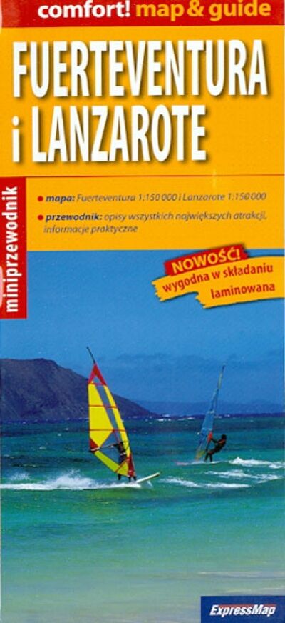 Книга: Fuerteventura i Lanzarote map & guide 1:150000; ExpressMap, 2011 