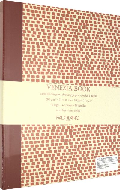 Блокнот 48 листов, А4 "Venezia Book" 200 г/м (1600233) FABRIANO 