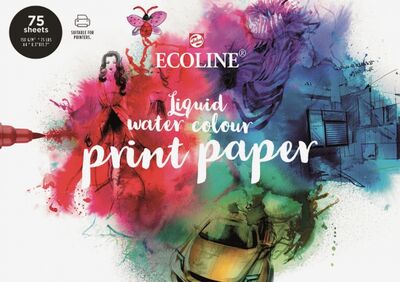 Альбом 75 листов, А4 "Ecoline Printer" 150 гр/м2 (91580002) Royal Talens 