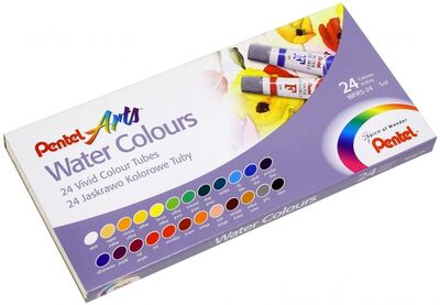 Акварель "Water Colours", 24 цвета (03-5045/WFRS-24) Pentel 