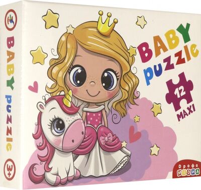 Baby Puzzle. Принцесса и единорог (3847) Дрофа Медиа 