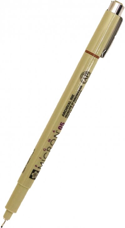 Ручка капиллярная Pigma Micron, коричневый Sakura 