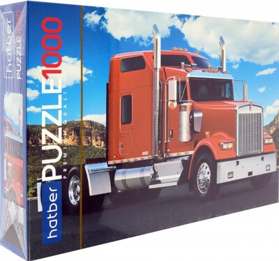 Puzzle-1000 Красный грузовик Хатбер 