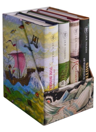 Книга: The Tolkien Treasury. the Adventures of Tom Bombadil. Farmer Giles of Ham. Roverandom. Smith of Wootton Major (комплект из 4 книг) (Tolkien J.) ; Harper Collins, 2015 