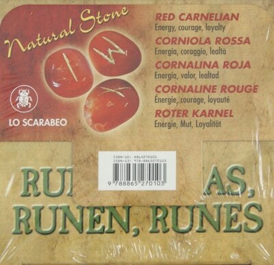 Книга: Руны из красного карнелиана; Аввалон-Ло Скарабео, 2011 