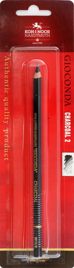 Уголь художественный искусственный в карандаше Gioconda, HB Koh-I-Noor 
