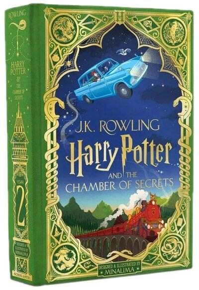 Книга: Harry Potter and the Chamber of Secrets Minalima Edition Illustrated Edition Volume 2 (Роулинг Джоан Кэтлин) ; Scholastic, 2021 