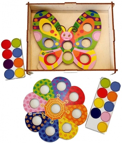 Игра-мозаика Бабочка с цветочком Учитель 