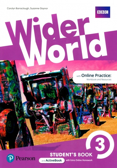 Книга: Wider World 3. Student's Book + MyEnglishLab v2 (Barraclough Carolyn, Gaynor Suzanne) ; Pearson, 2017 