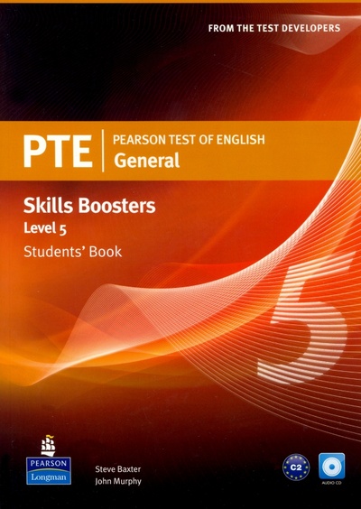 Книга: Pearson Test of English General Skills Boosters. Level 5. Student's Book + CD (Baxter Steve, Murphy John) ; Pearson, 2018 