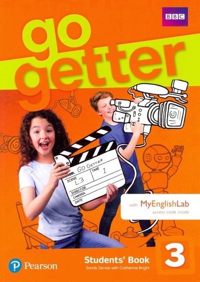 Книга: GoGetter 3. Students' Book + MyEnglishLab + Extra OnlineHomework (Zerva Sandy, Bright Catherine) ; Pearson, 2020 
