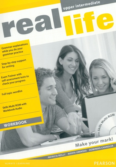 Книга: Real Life. Upper-Intermediate. Workbook. B2 (+CD) (Reilly Patricia, Uminska Marta, Chandler Dominika) ; Pearson, 2018 