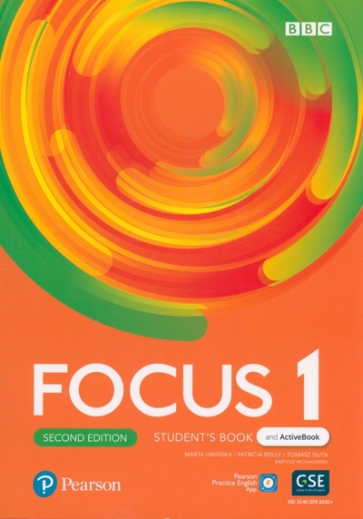 Книга: Focus 1. Student's Book + Active Book (Uminska Marta, Reilly Patricia, Siuta Tomasz) ; Pearson, 2020 