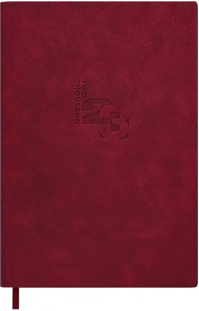 Ежедневник датированный Пергам Рустик. Бордовый, А5, 176 листов Феникс+ 
