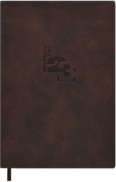 Ежедневник датированный Пергам Рустик. Коричневый, А5, 176 листов Феникс+ 