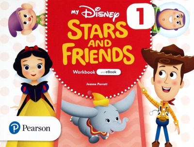 Книга: My Disney Stars and Friends 1. Workbook + eBook (Perrett Jeanne) ; Pearson, 2021 