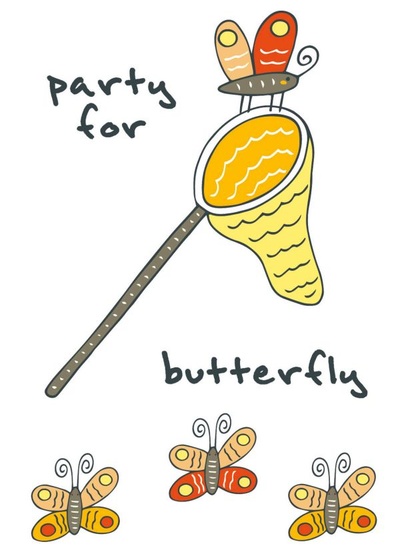 Книга: Блокнот для записей "Party for butterfly" (A6) (Без Автора) ; ООО 