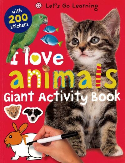 Книга: I Love Animals. Giant Activity Book (Priddy Roger) ; Priddy Books
