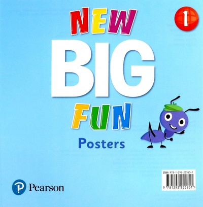 Книга: New Big Fun 1. Posters; Pearson, 2018 