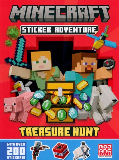 Книга: Minecraft Sticker Adventure. Treasure Hunt (Mojang AB) ; Farshore, 2022 