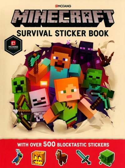 Книга: Minecraft Survival Sticker Book (Jelley Craig, Milton Stephanie) ; Egmont Books, 2017 