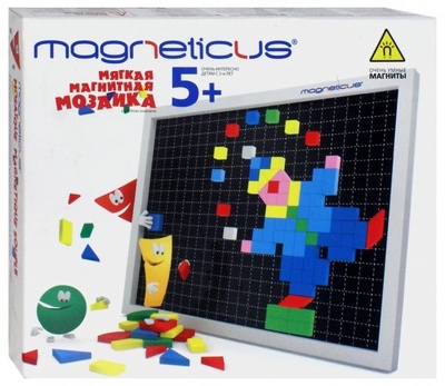 Мозаика магнитная (220 элементов, 7 цветов) (ММ-220) Magneticus 
